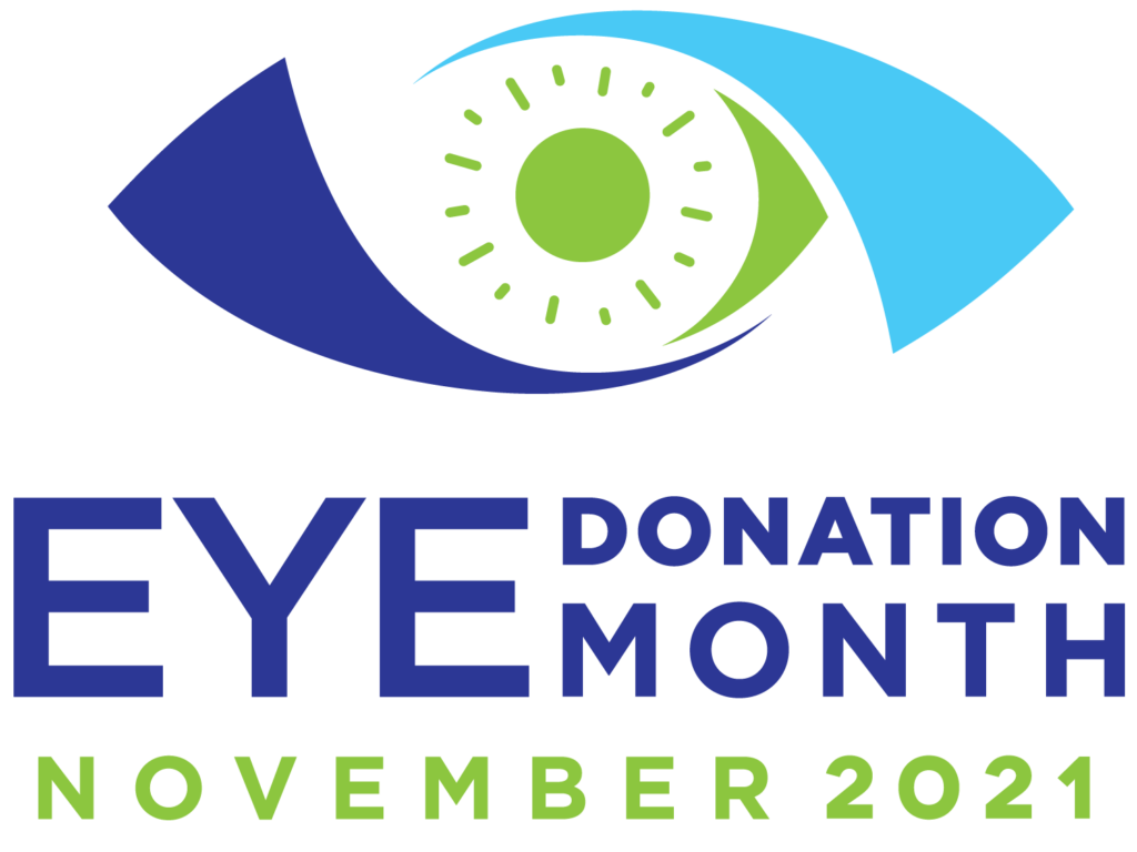Eye Donation Month November 2021 Logo